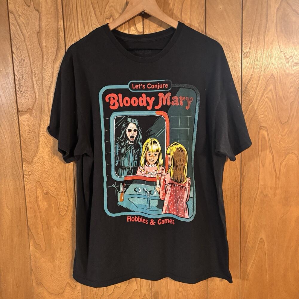 Creepy Co Let's Conjure Bloody Mary Graphic T-Shirt XL Hobbies & Games